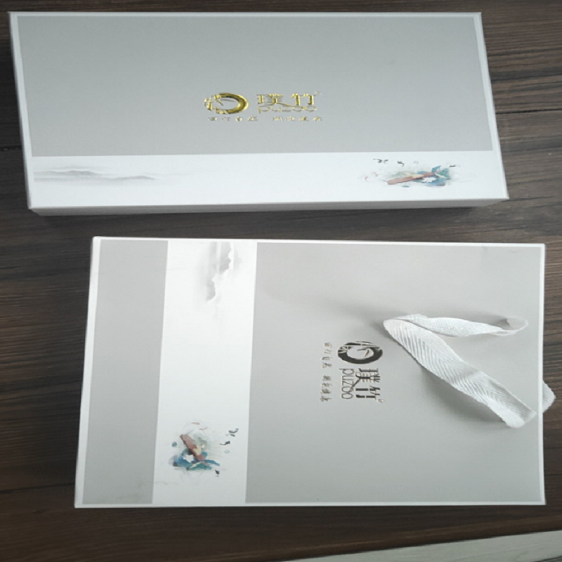 璞竹(puzoo) 竹纤维毛巾盒装 粽情PZX-452. 粉色