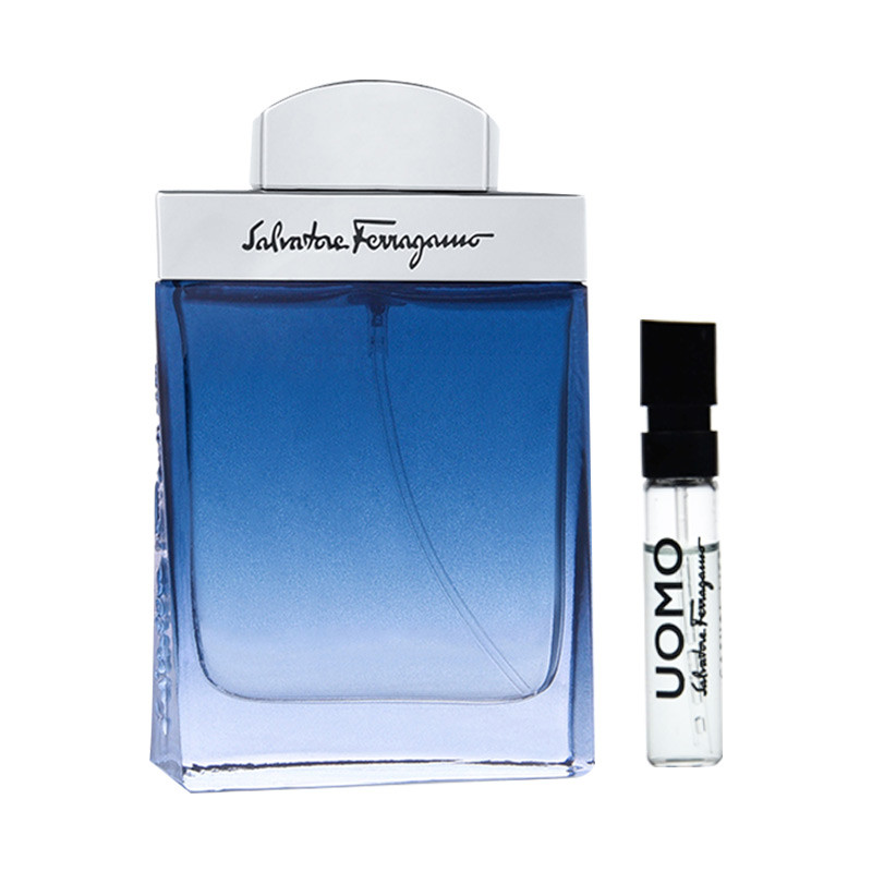 菲拉格慕（Ferragamo）蓝色经典男士淡香水100ml 经典香味 出门必备