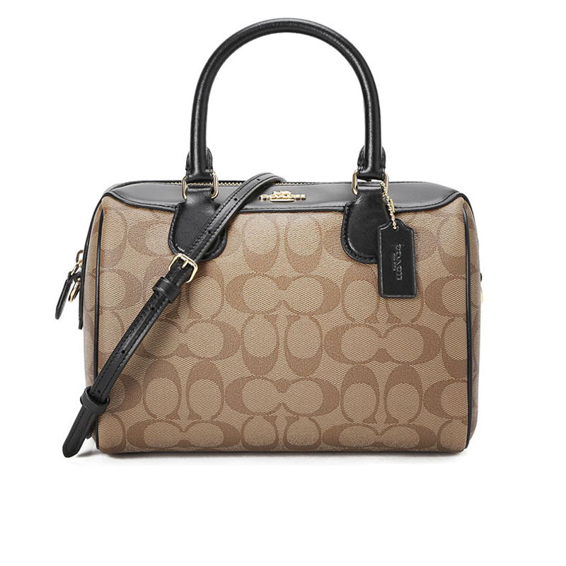 Coach 波士顿手拎包 F32203 拼色