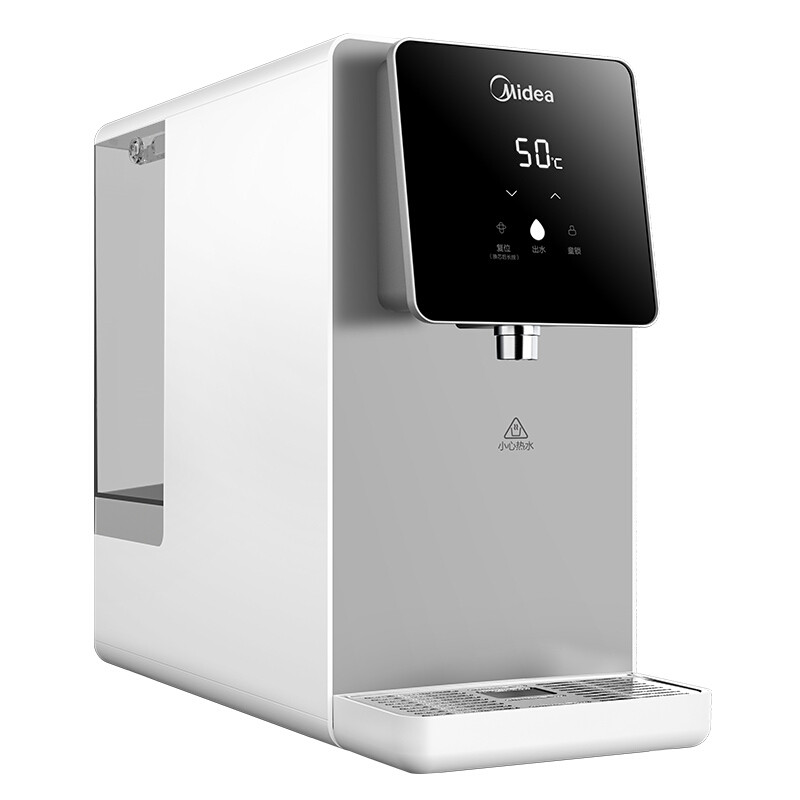 美的(Midea)饮水机 家用净水机台式直饮机净水器免安装净饮一体机 JR1857S-NF/JT100