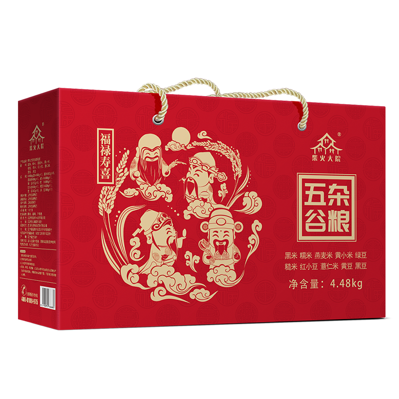 柴火大院 福禄寿喜 十种杂粮组合4.48kg JU
