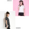 拉贝缇夏季新款T恤时尚休闲V领吊带短袖圆领T恤两件套女60005014 白色5 M建议(105斤-115斤)