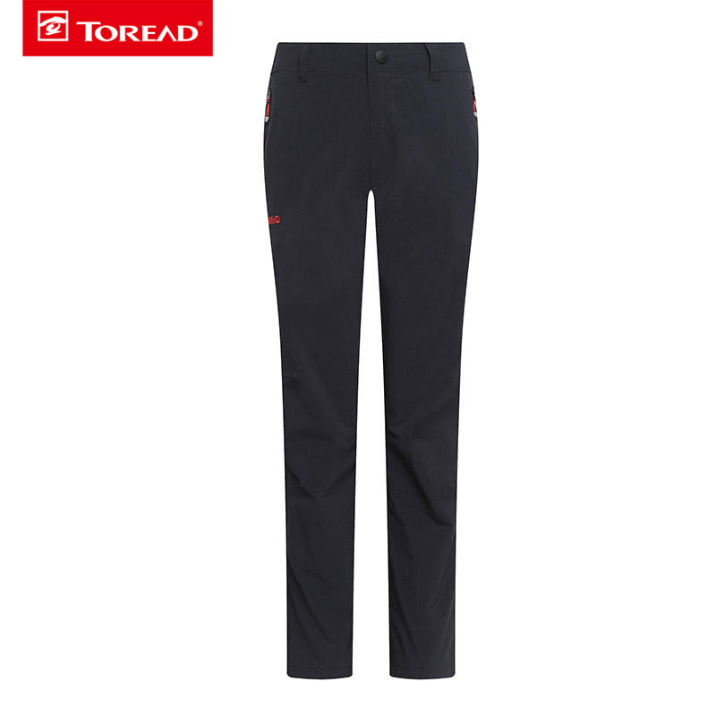 探路者（TOREAD）户外春夏男女速干透气弹力耐磨旅行长裤TAMF81978/TAMF82 XL TAMF81978-G08X深灰（男）