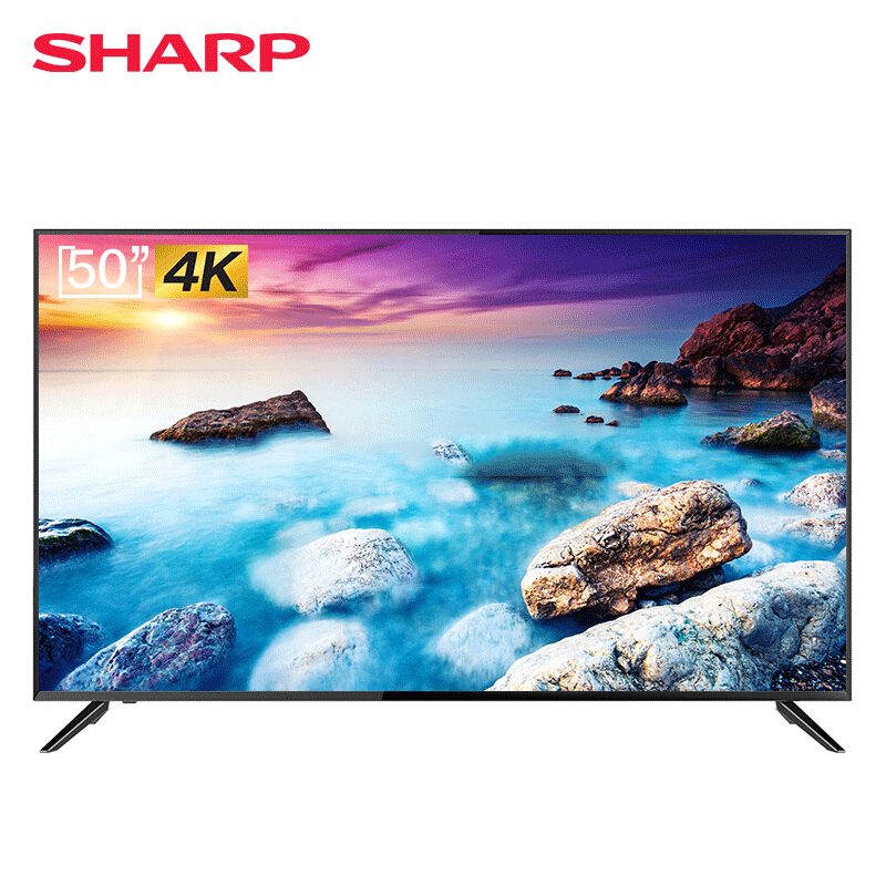 夏普（SHARP）50Z6A 50英寸4K超高清 立体环绕声 智能网络液晶电视机100