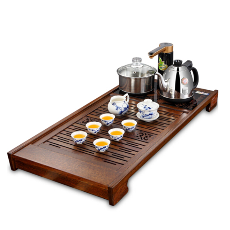 金灶kamjove鸡翅木实木茶盘全自动上水功夫茶具茶台套装r350a