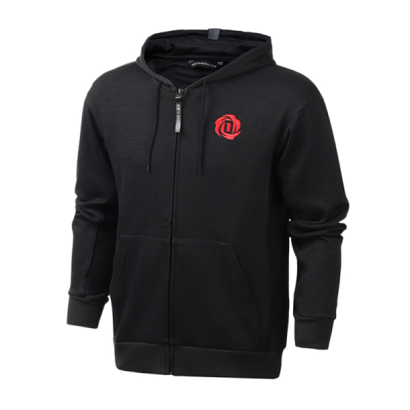 阿迪达斯男服罗斯运动训练夹克外套篮球服装EJ2145 EJ2145黑色 XL