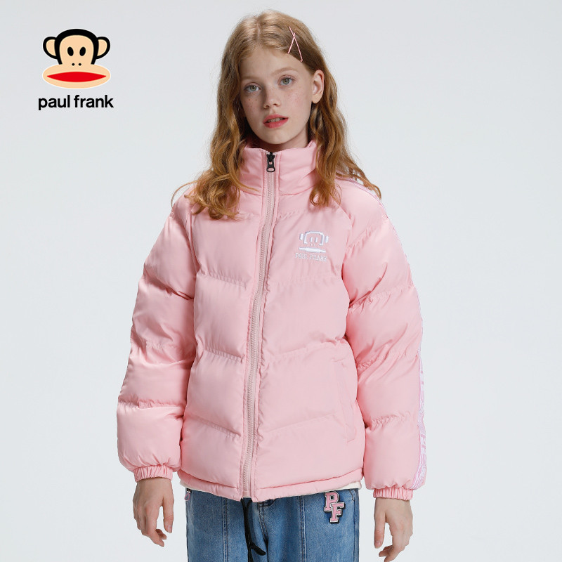 PaulFrank/大嘴猴2019新款棉服女装外套宽松韩版防寒服休闲潮流 XL 粉红
