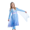 迪士尼冰雪奇缘2 爱莎再次来袭 艾莎公主连衣裙5086 冰蓝 130cm