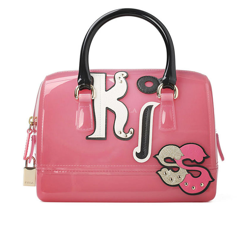 FURLA/芙拉 CANDY KISS字母款 手拎包 920651 海棠粉
