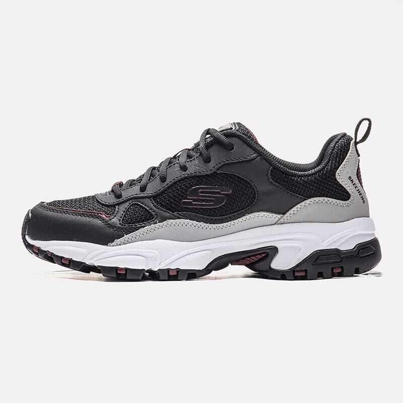 Skechers斯凯奇男鞋运动鞋款低帮老爹鞋板鞋休闲鞋TM&51706-BKGY 51706-BKGY 40