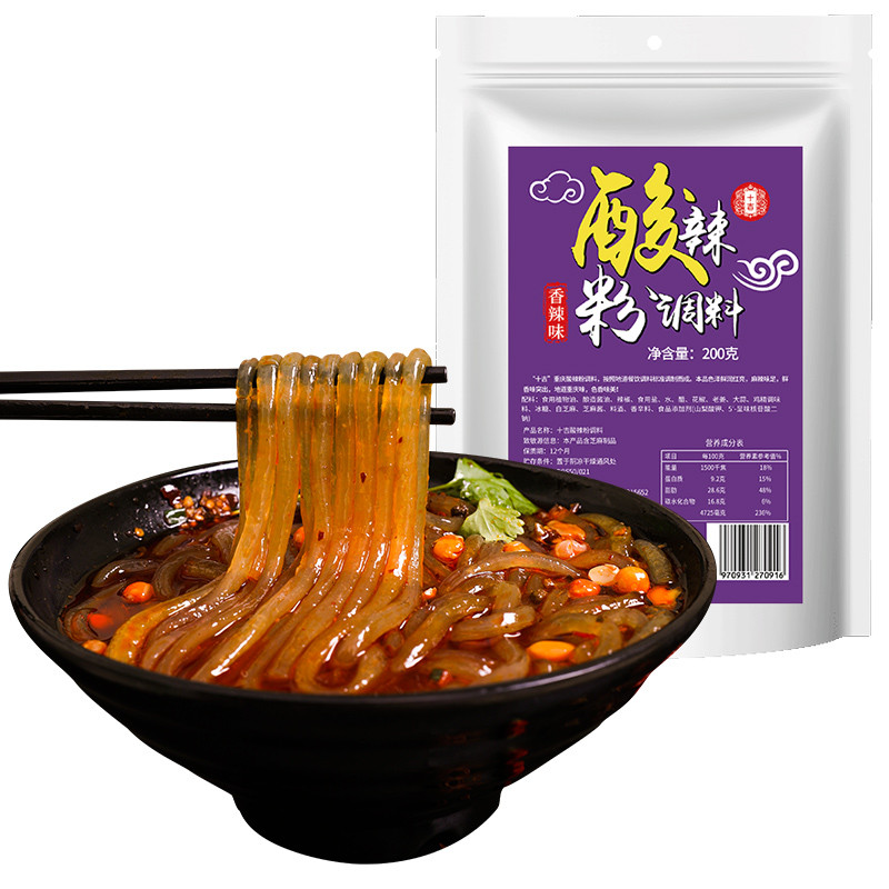 十吉酸辣粉调料200g