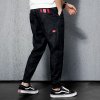 金盾(KIN DON)休闲裤男春夏季款哈伦裤运动长裤裤宽松大码潮牌裤子男韩版潮流卫裤 金盾997黑色松紧腰 32(XL码适合140斤)