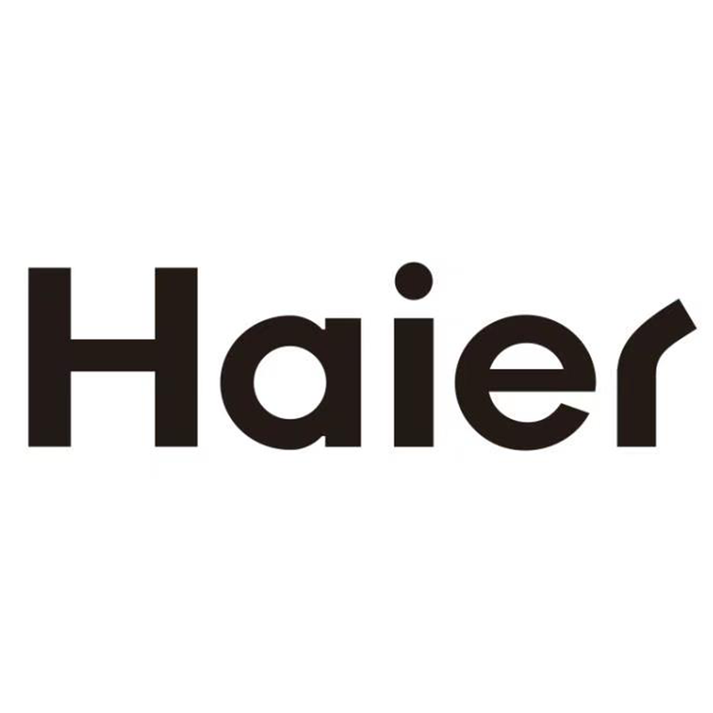 Haier 直边半侧光迷你字(黑色)欧邦标识 H180