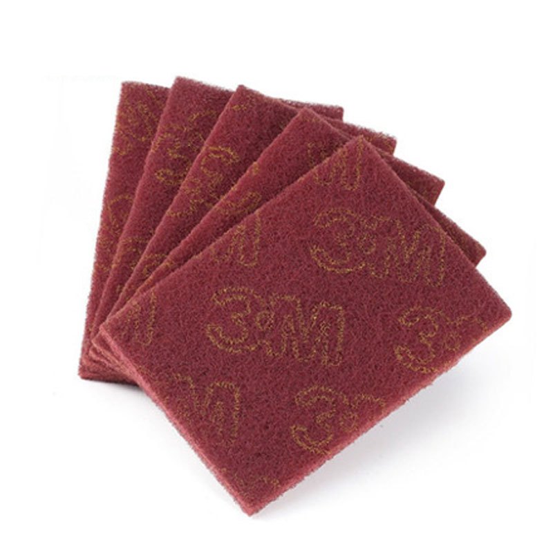 3M 工业百洁布 栗红色 400# 十个