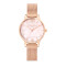 OLIVIABURTON英国进口 圆形少女粉晶表盘浪漫优雅石英表 女OB16SP01 女腕表38mm 粉晶盘