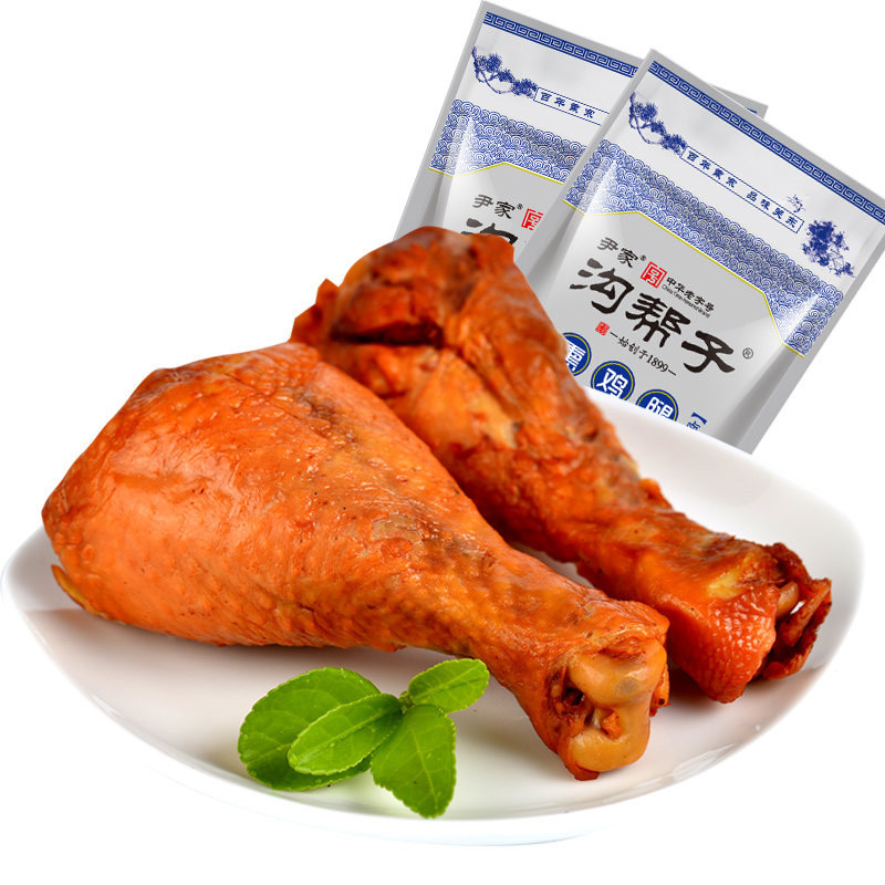 沟帮子熏鸡腿70g5袋