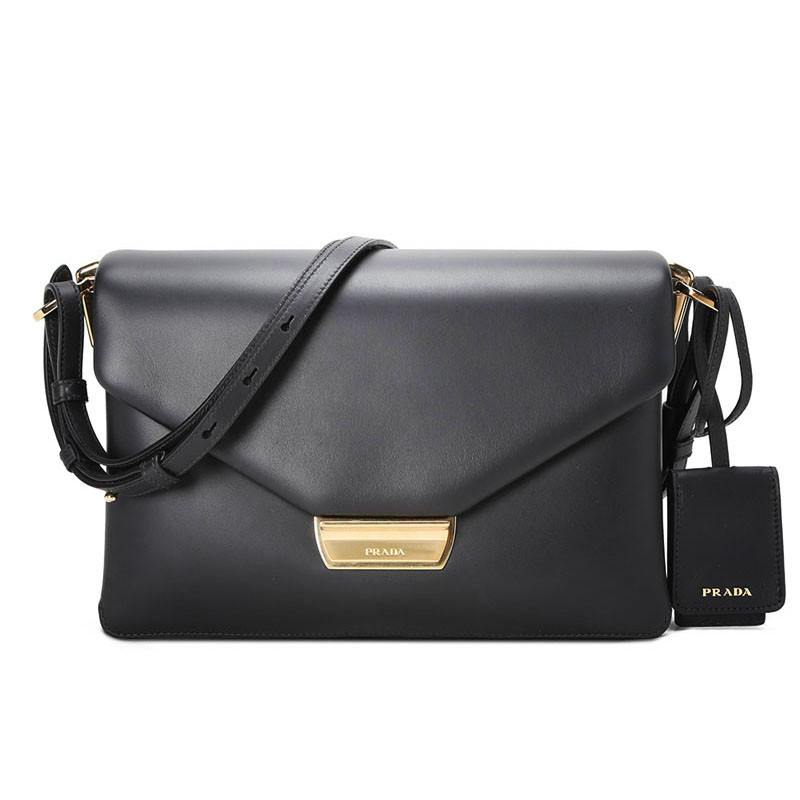 PRADA/普拉达 Ingrid 单肩包 1BD208 OTO 黑色