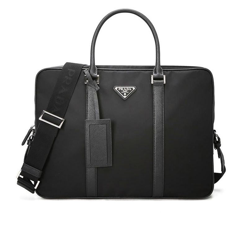 PRADA/普拉达 尼龙公文包 2VE661 NOO 黑色