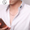 蛇骨链s925纯银项链男镀白金锁骨链银链子无吊坠颈链潮人男士细链 粗约2毫米长约55厘米