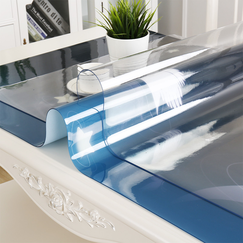 定制PVC桌布软塑料玻璃防水防油防烫免洗餐桌垫茶几垫台布水晶板_852