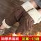 加绒不加绒灯芯绒裤子女秋冬季韩版宽松条绒哈伦裤加厚羊羔绒大码_1_530 S建议80-90斤 棕色【加厚羊羔绒】怕冷就选我