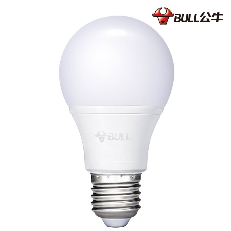公牛(BULL)LED灯泡 节能球泡灯 E27/E14螺口球泡灯 7W球泡白光6500KE27螺口