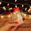 圣诞节手提小礼品平安夜平安果包装盒PVC盒子创意苹果盒糖果 PVC印花六边形款一12只_709