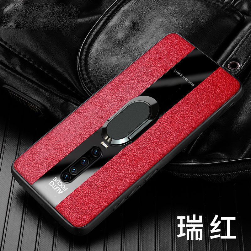 新款Redmik30手机壳红米k30磨砂5G版防摔redmik30男女保护硅胶套【12月_565 瑞红色【保时捷】磁环+挂绳红米K30【5G】