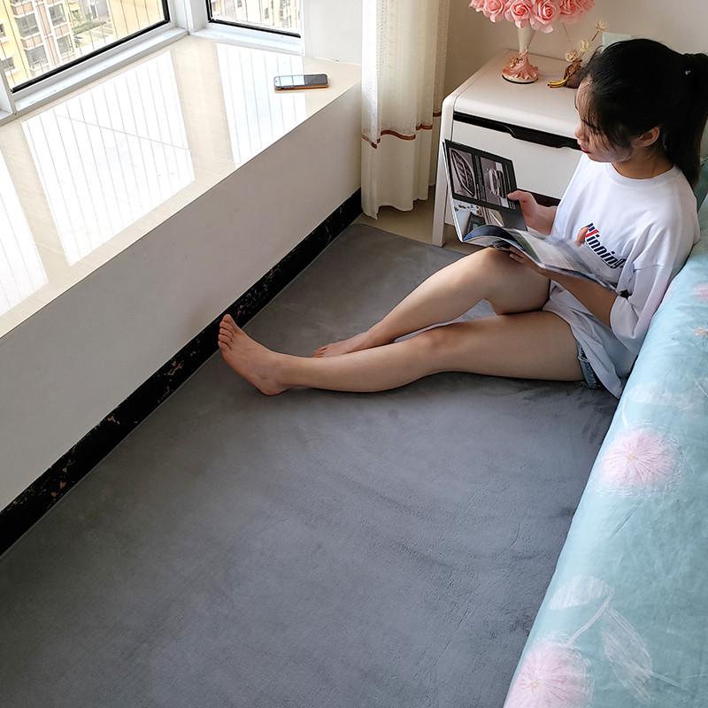 床边小地毯ins网红粉色少女心卧室满铺地垫宝宝爬行垫可定制_980