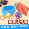 VIERUODIS3件套加厚搓澡巾套装洗澡巾手套泥神器拉背条浴花沐浴球用品_560 【低缩糖果色纯色】澡巾+浴花+拉背