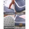 卫生间地垫垫进地毯垫卧室口吸水脚垫家用浴室防滑垫_3 60*90cm【环保健康】 喝咖啡的猫-蓝