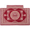 进地垫红色喜庆家用脚垫喜字垫定制玄关卧室入户中式客厅地毯_657 50*80cm 花好月圆-咖色