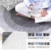 圆形地毯现代简约电脑椅转椅垫子客厅卧室书房ins北欧轻奢地垫_1_334 120CM圆 浅灰色