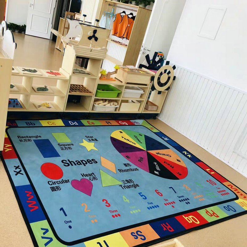 幼儿园地毯早教中心绘本馆LOGO定制阅读角儿童房游戏满铺_164