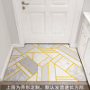 简约入户地垫家用脚垫进厅地毯垫口防滑垫定制家用垫子_1_309 0.6&times;0.9米（支持裁剪，可定制） 透明北欧-87