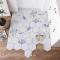 丝圈地垫进脚垫北欧ins网红入户口地毯玄关家用可裁剪定制_129 120×180CM 粉嫩菱格
