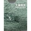 加厚浴室防滑垫卫生间地垫吸水脚垫纯色柔软家用垫卧室地毯_2_177 140×200CM 粉红色