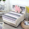 3折出清日式条纹沙发垫田园防滑布艺沙发罩加厚四季通用沙发垫 90x90cm 香格里拉灰