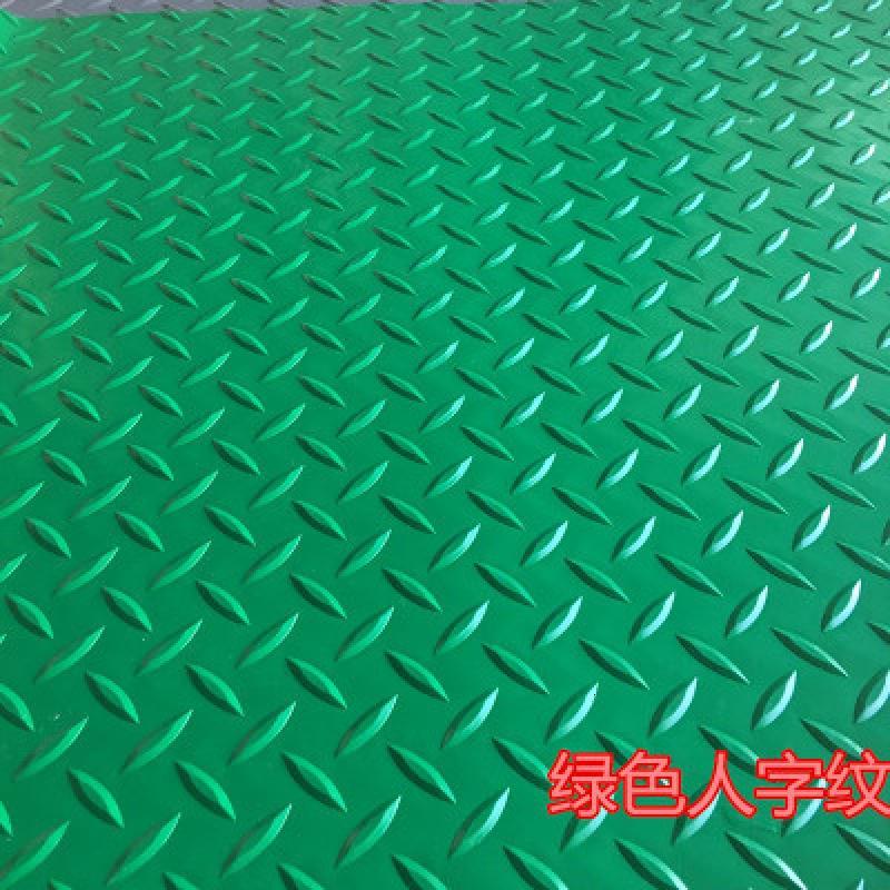 浴室防滑垫PVC塑料地毯厨房防水走廊橡胶地垫大面积楼梯满铺脚垫_2_248 0.6米宽*1米长【1.8mm厚】 绿色人字纹