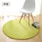 圆形地毯卧室满铺房间办公室网红床边粉色公主少女简约现代垫_444 圆形直径100cm 咖啡