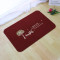 进入户地垫厅吸水口地毯卧室房间口家用蹭脚垫阳台厨房垫_2 40*60cm【送40*60cm】 绣花-发财树-酒红