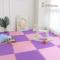 泡沫地垫家用拼接6060海绵铺地毯卧室拼图儿童爬行爬爬垫加厚2.5_1_344_627 60*60*1.2cm（9片）-送18根边条 粉+紫
