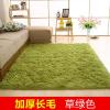 北欧地毯简约现代卧室满铺客厅茶几沙发榻榻米床边地垫可定制_227_673 1.2x2.0米送门垫 草绿长绒