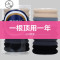 橡皮筋发圈女弹力加粗成人马尾黑色皮套头饰毛巾发绳扎头发头绳_1 中号电光色五根装