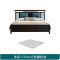 天惠子 床 新中式全实木床1.81.5米轻奢主卧室大婚床软靠双人高箱储物床 1.5米框架款单床+10cm天然椰棕垫
