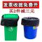 VIERUODIS【工厂直销】大垃圾袋黑色加厚特大号酒店物业环卫特厚平口塑料袋_1 100*120加厚款50只