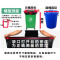 VIERUODIS垃圾袋大号加厚环卫100升工业50物业90医院60L黑色塑料袋家用批发 平口大袋80*10050个加厚型