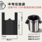 VIERUODIS【特厚】大号垃圾袋黑色加厚厨房物业环卫特超大码平口垃圾袋批发 32x52家用办公（100个）