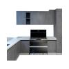 闪电客溪岸橱柜定做整体开放式现代简约厨房欧式厨柜定制装修设计全屋 预约测量设计 1米_561
