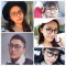 SUN TILES可配近视眼镜女男有度数韩版潮复古眼睛框镜架男款平光网红款大圆脸2212 镜框+1.61变色防蓝光镜片（近视500度以内）